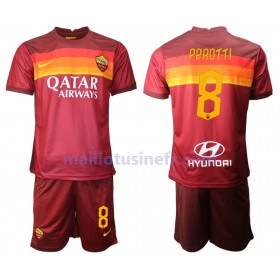 Maillot de Foot AS Roma Diego Perotti 8 Domicile 2020-21 - Enfant